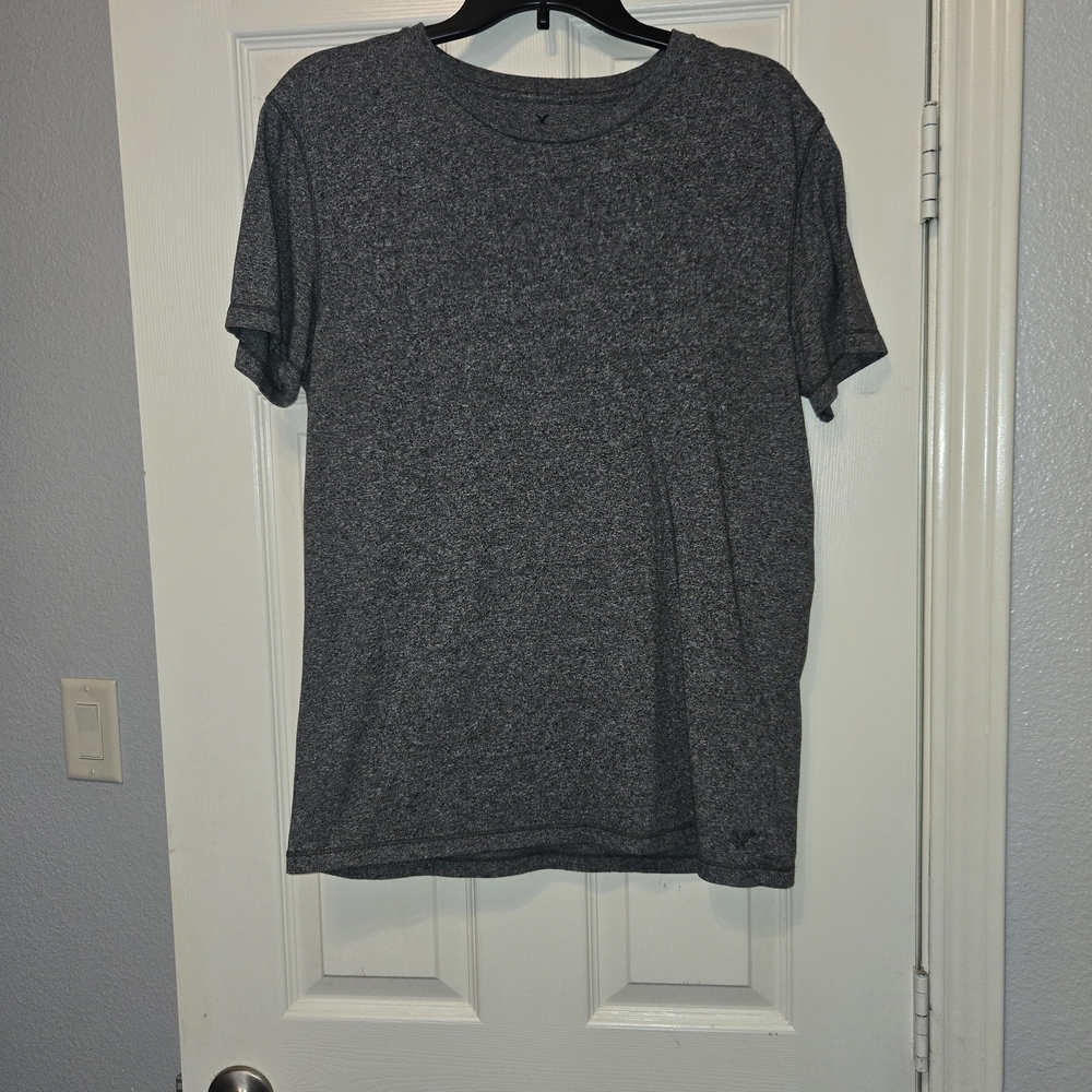 American Eagle Outfitters Charcoal Short Sleeve Tee
